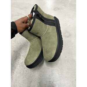 Burnt Olive UGG Women's Classic Mini Zipper Tape Logo Boot